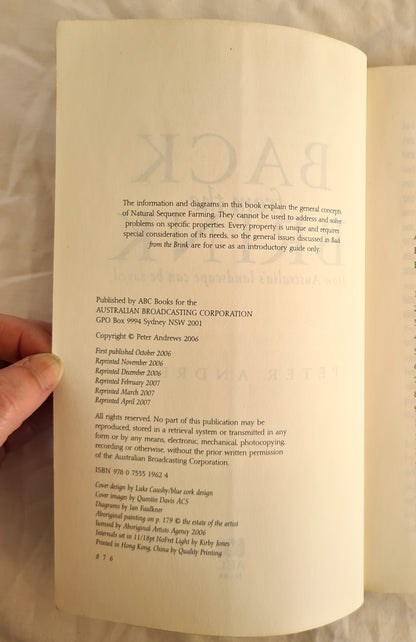 Back from the Brink Peter Andrews