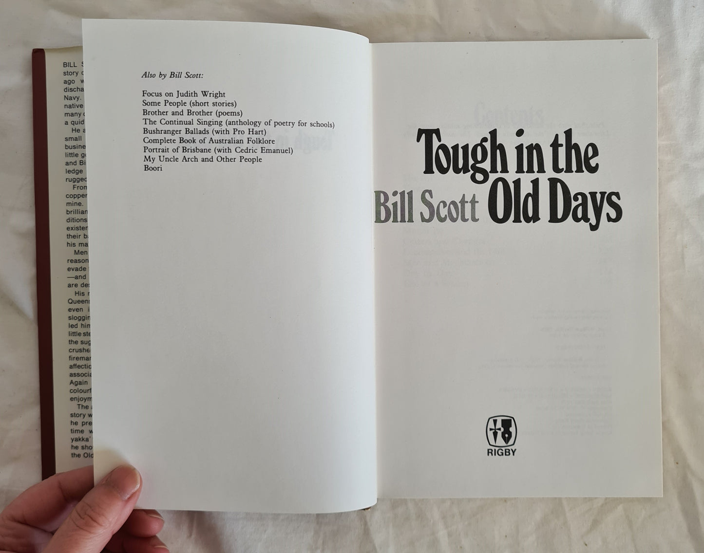 Tough in the Old Days by Bill Scott