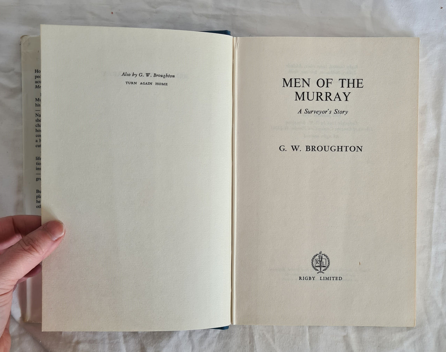 Men of the Murray by G. W. Broughton