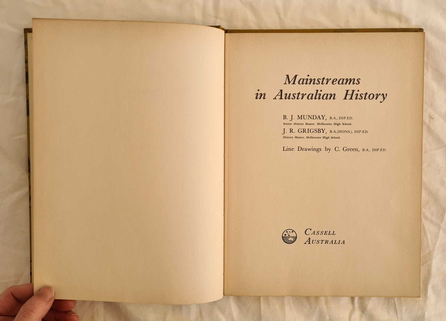 Mainstreams in Australian History by B. J. Munday and J. R. Grigsby