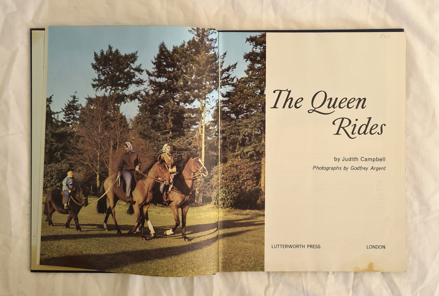 The Queen Rides  by Judith Campbell  photographs by Godfrey Argent