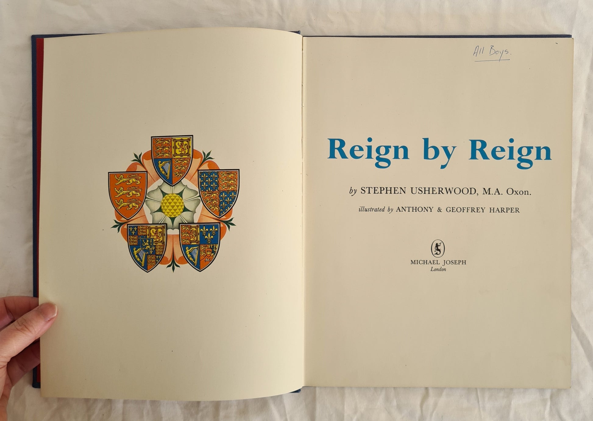 Reign by Reign  by Stephen Usherwood  illustrated by Anthony and Geoffrey Harper