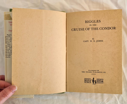 Biggles in the Cruise of the Condor by Capt. W. E. Johns (no inscriptions)