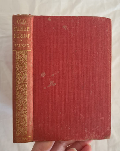 Old Father Goriot  by Honore De Balzac  illustrated by J. E. Sutcliffe