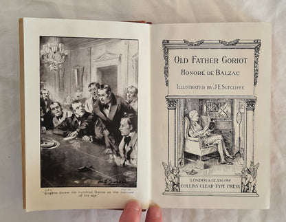 Old Father Goriot  by Honore De Balzac  illustrated by J. E. Sutcliffe