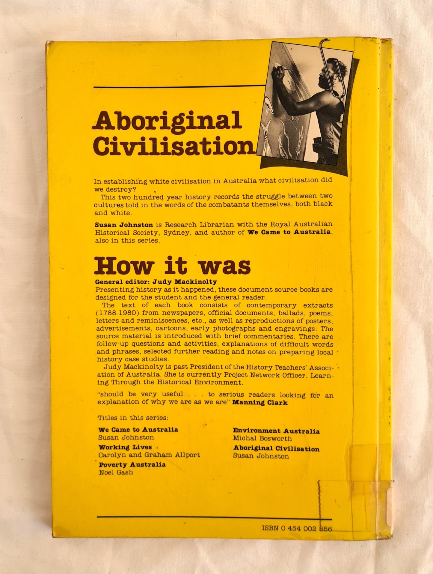 Aboriginal Civilisation by Susan Johnston