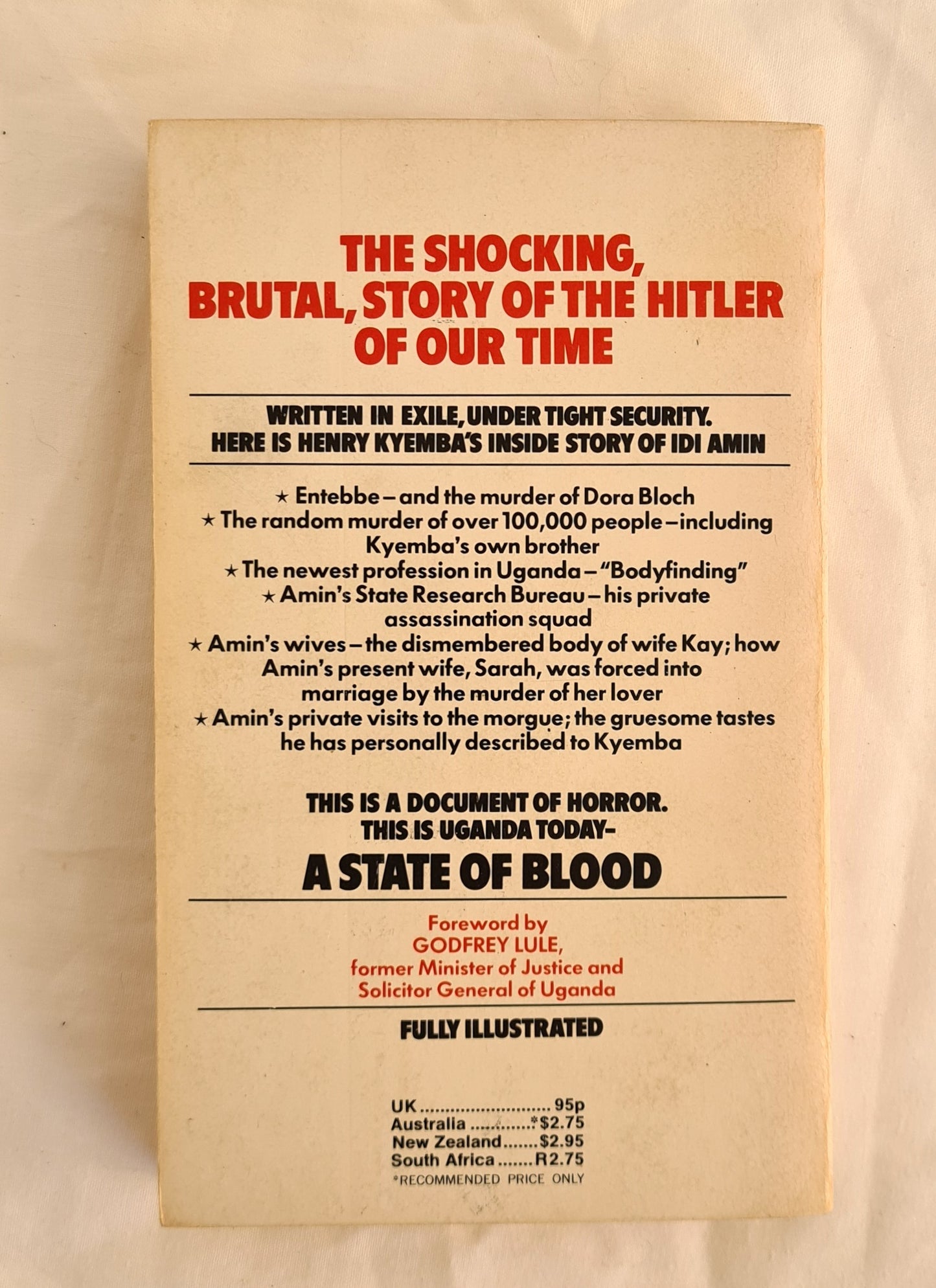 State of Blood by Henry Kyemba