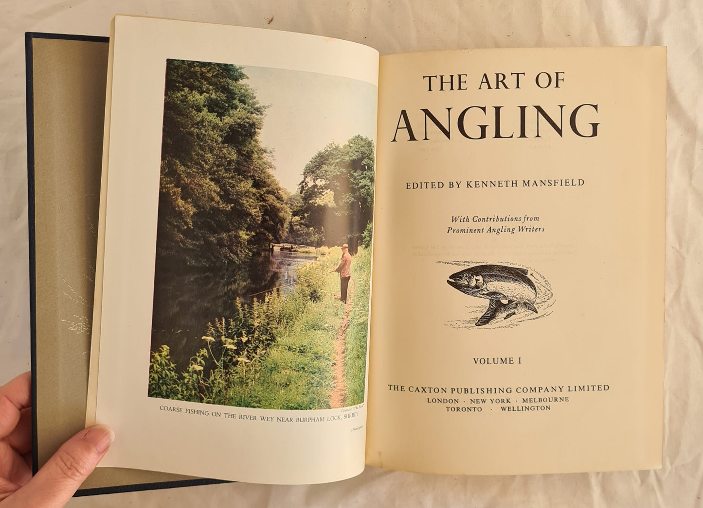 The Art of Angling  Edited by Kenneth Mansfield  With Contributions from Prominent Angling Writers  THREE VOLUME SET - COMPLETE
