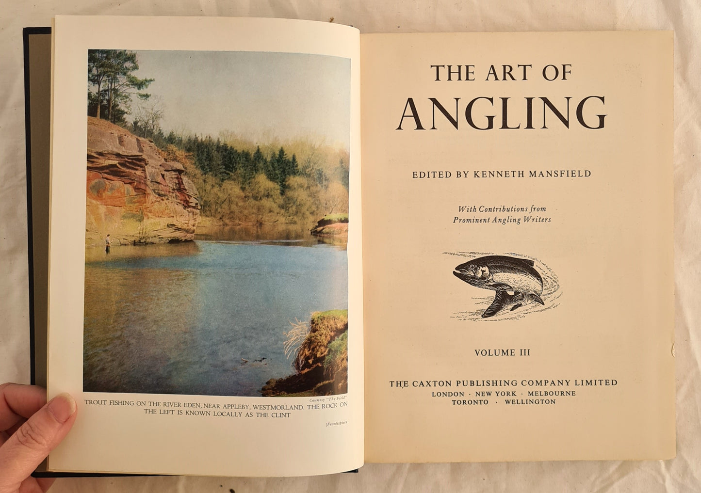 The Art of Angling by Kenneth Mansfield (Three Volumes)