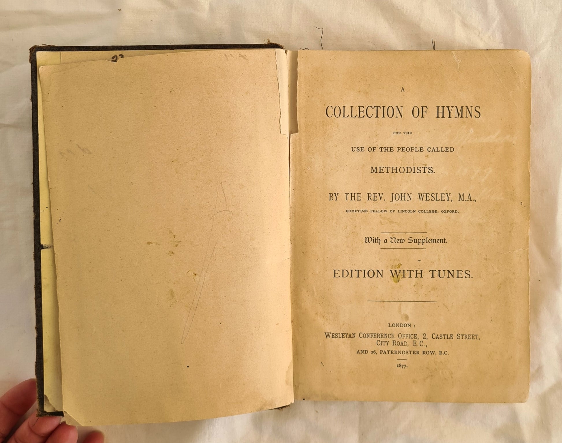 A Collection of Hymns for the Use of the People Called Methodists by Rev. John Wesley