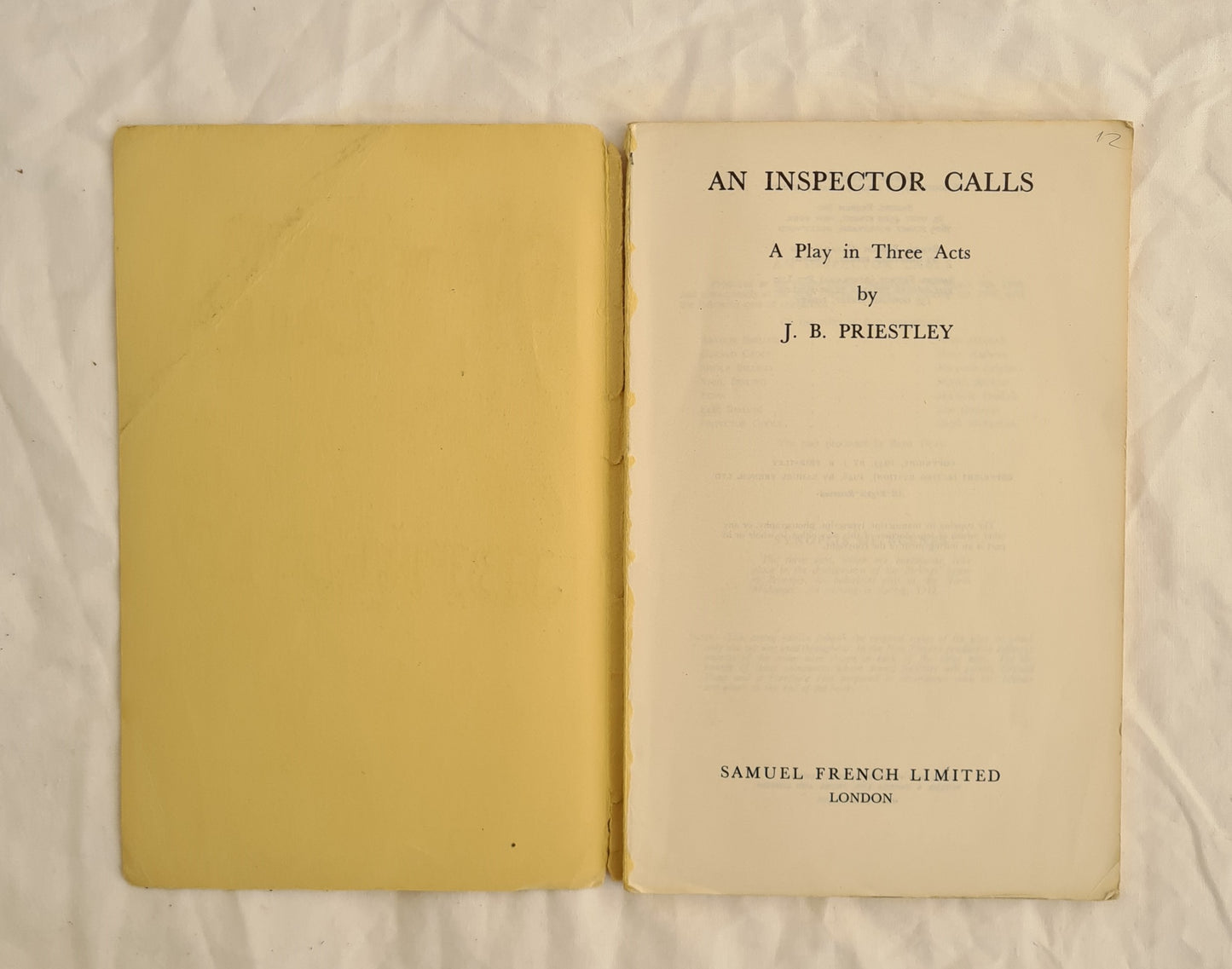 An Inspector Calls by J. B. Priestley