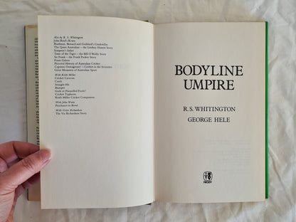 Bodyline Umpire by R. S. Whitington and George Hele