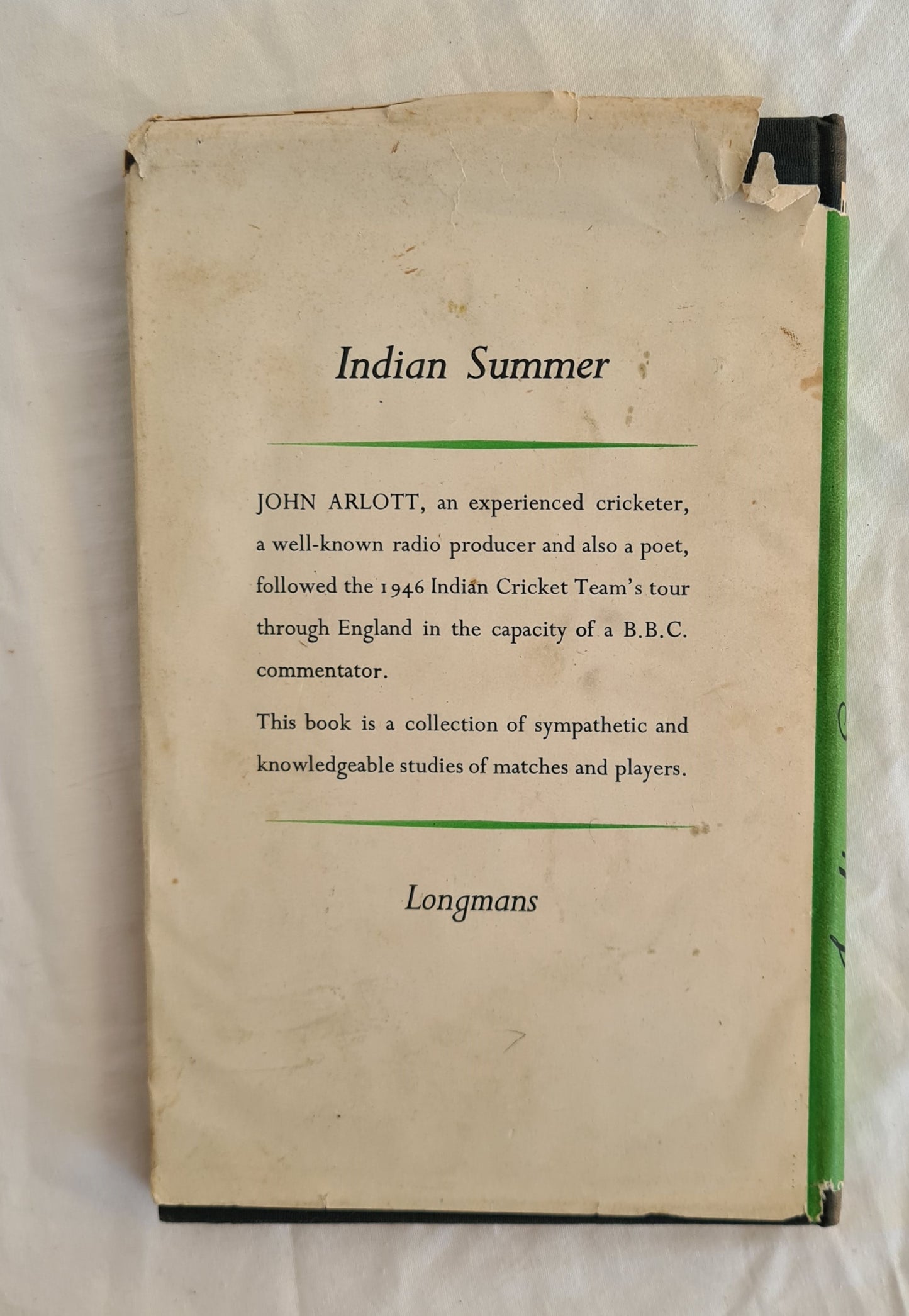 Indian Summer by John Arlott