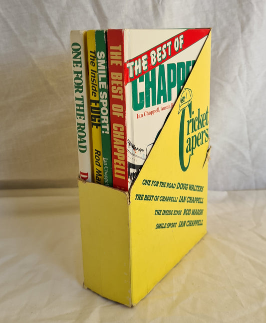 Cricket Capers Box Set  The Inside Edge by Rod Marsh  One For the Road by Doug Walters  The Best of Chappelli by Ian Chappell, Austin Robertson and Paul Rigby  Smile Sport! By Ian Chappell, Austin Robertson and Paul Rigby