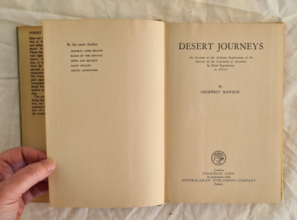Desert Journeys by Geoffrey Rawson