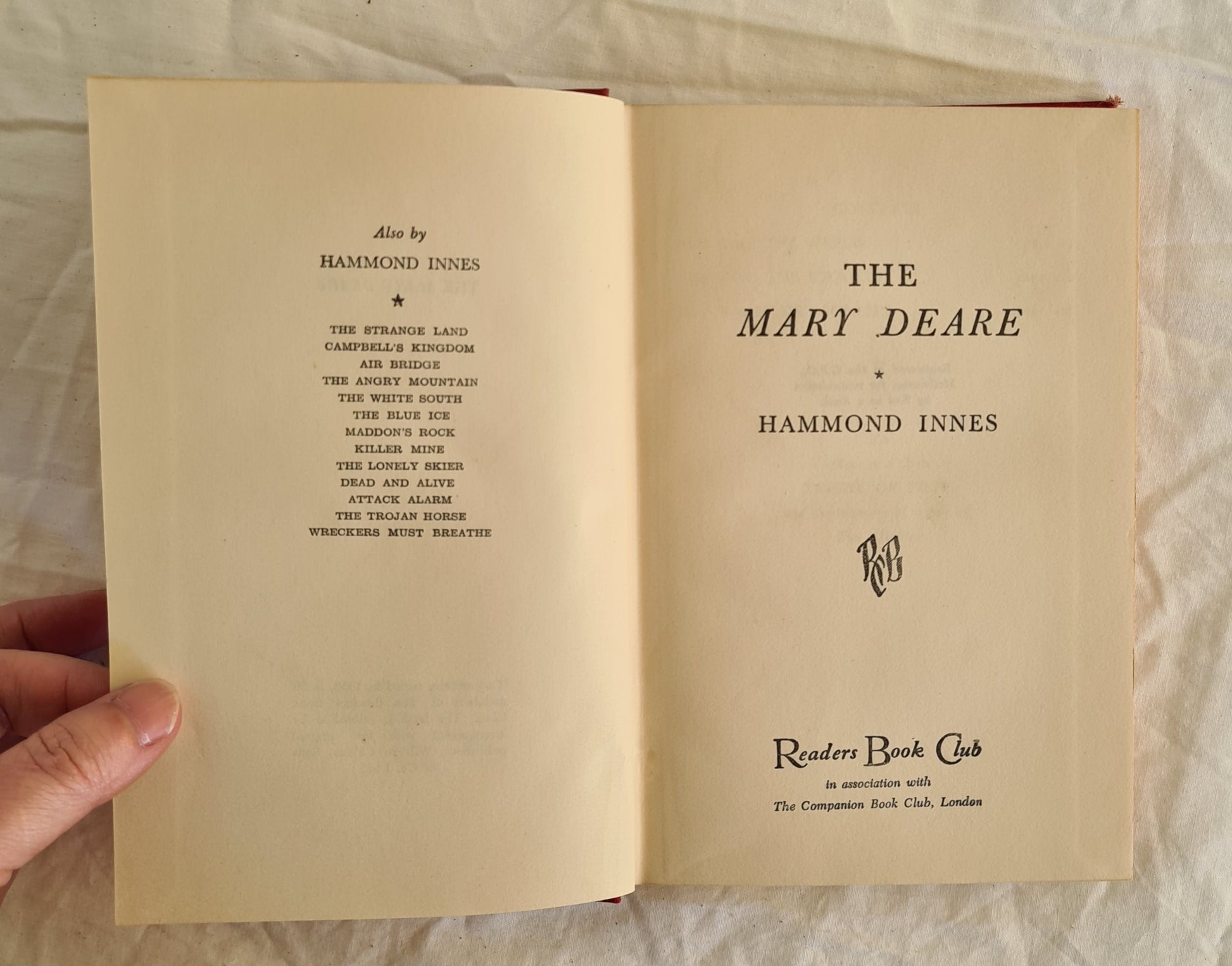 The Mary Deare by Hammond Innes