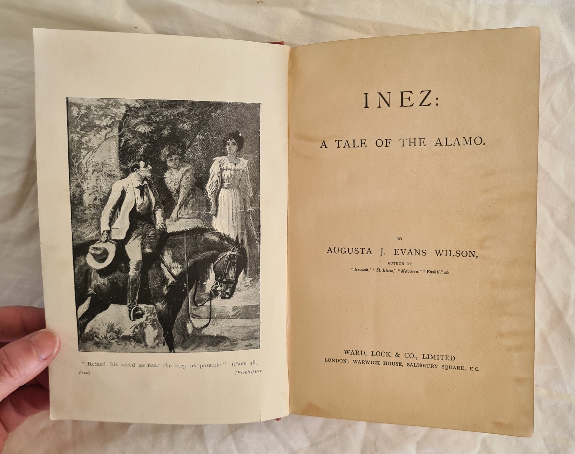 Inez: A Tale of the Alamo by Augusta J. Evans Wilson