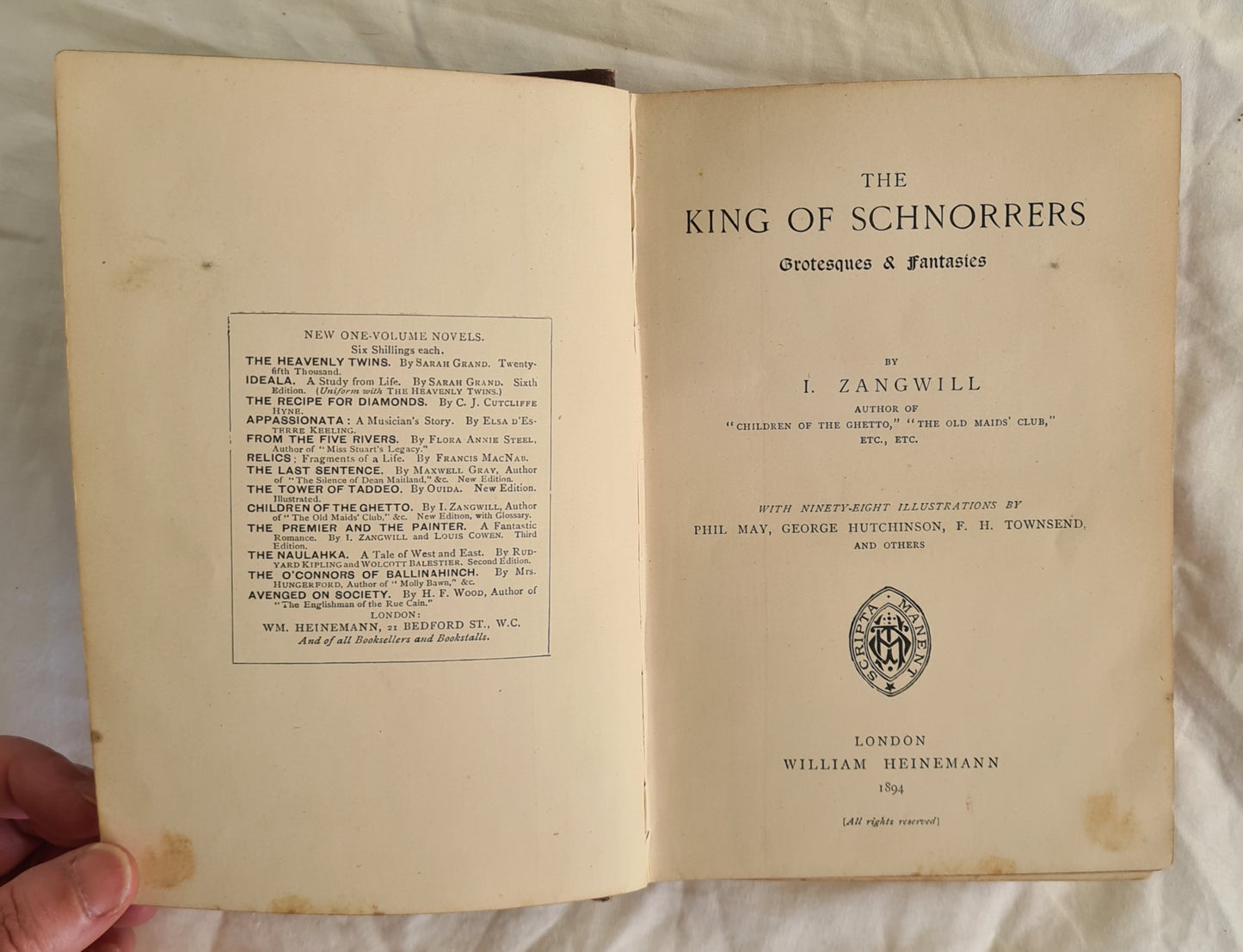 The King of Schnorrers by I. Zangwill