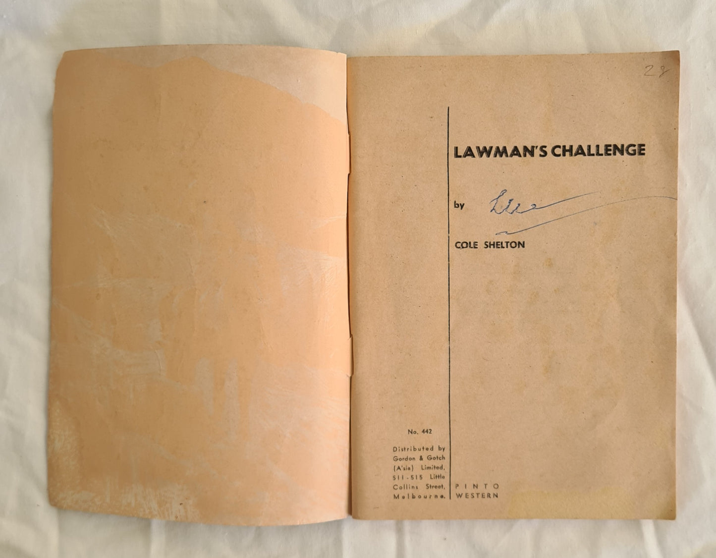 Lawman’s Challenge by Cole Shelton