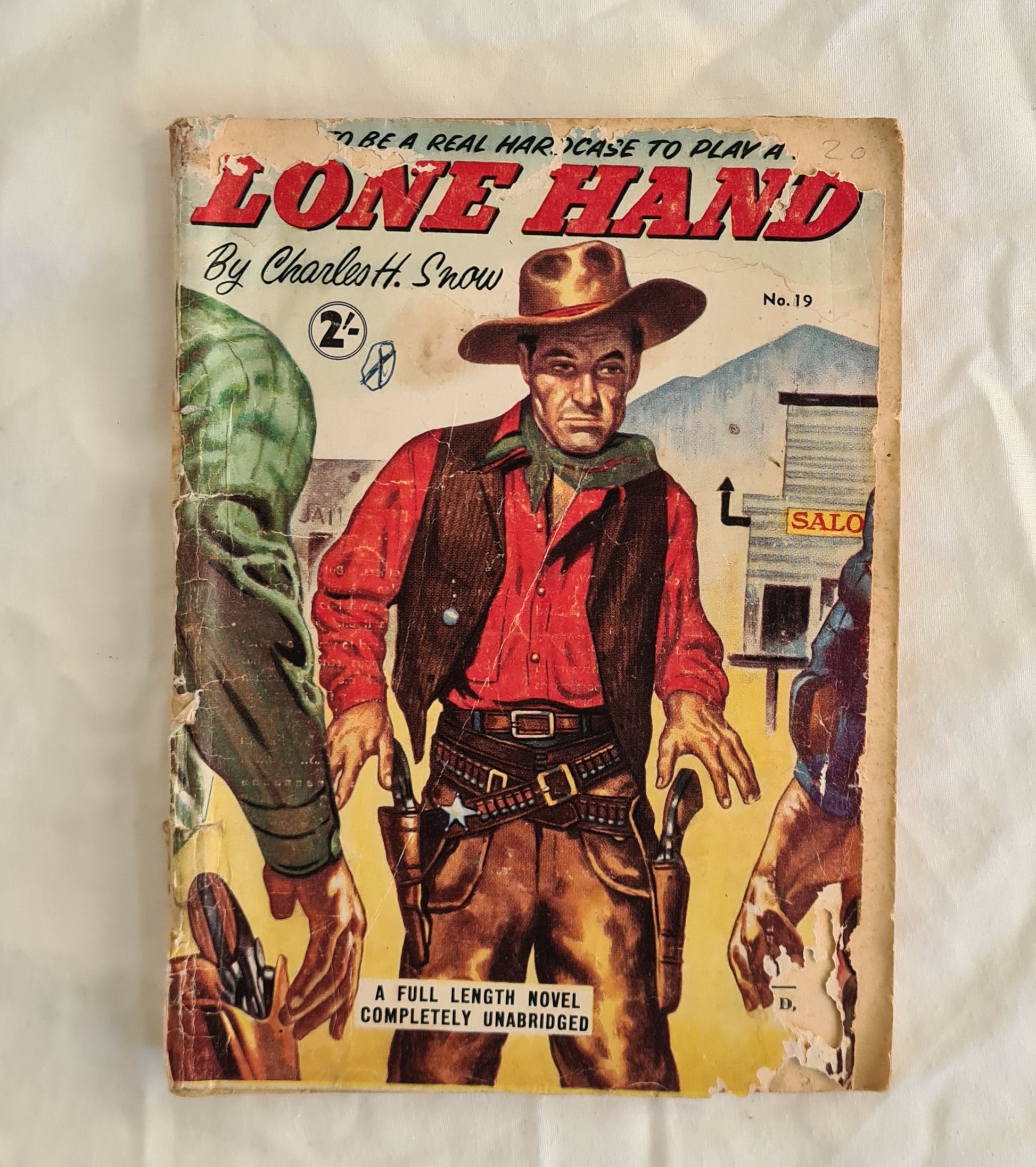 Lone Hand  by Charles H. Snow  Western No. 19