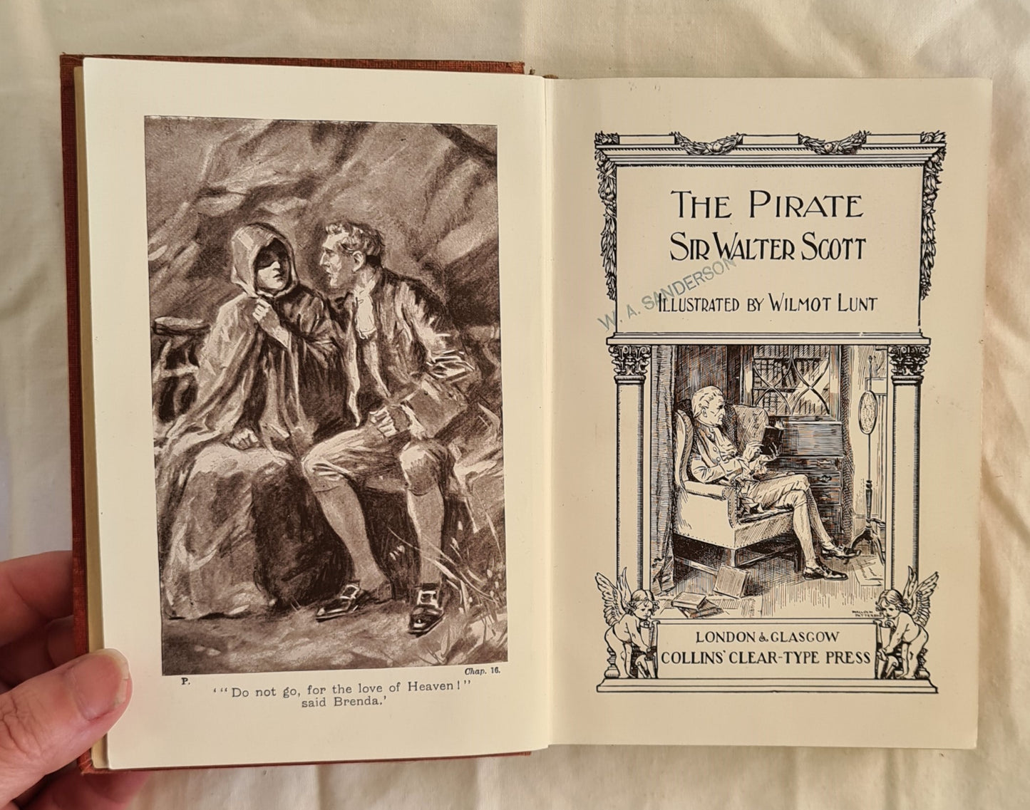 The Pirate  by Sir Walter Scott  Illustrated by Wilmot Lunt  Illustrated Pocket Classics