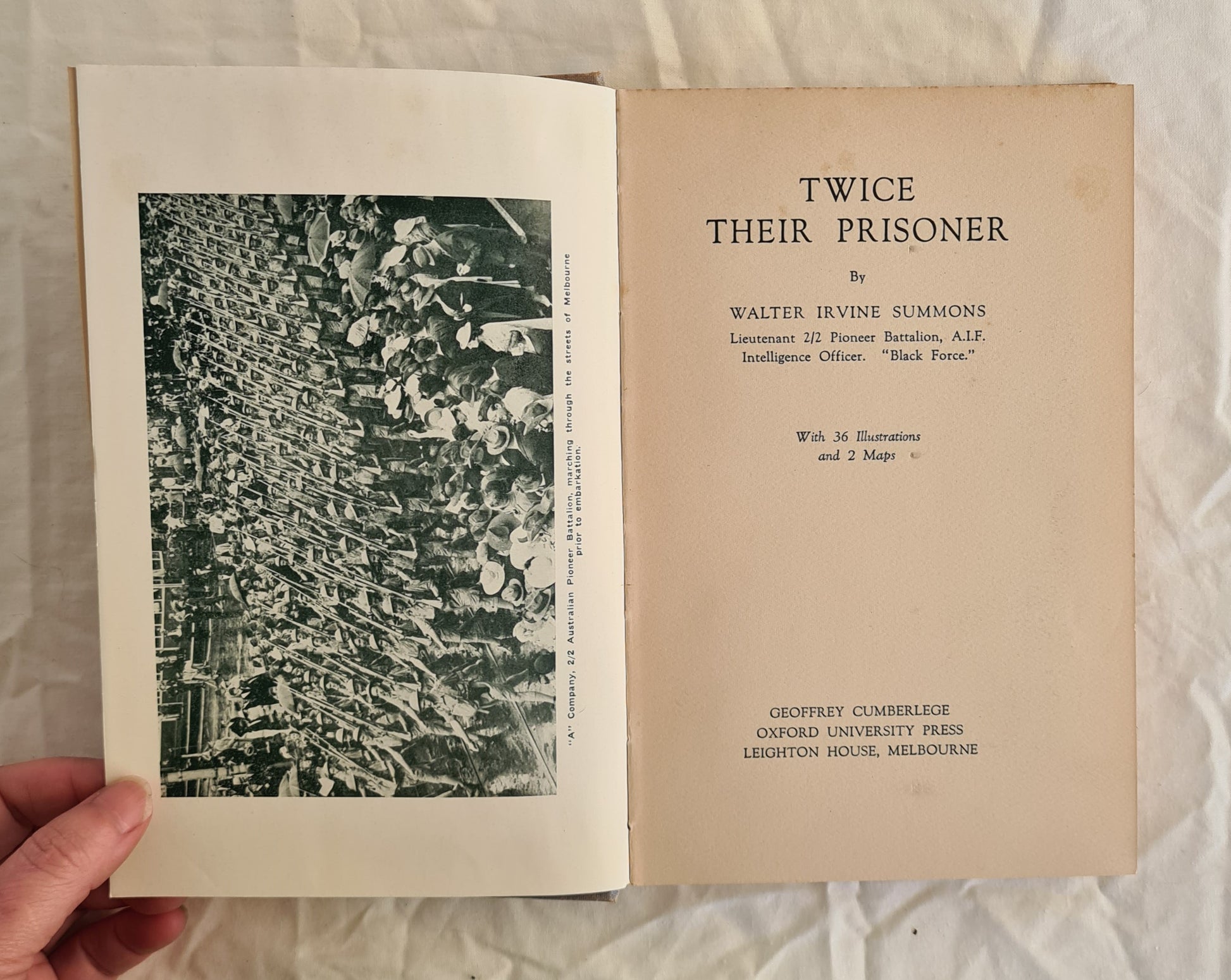 Twice Their Prisoner by Walter Irvine Summons