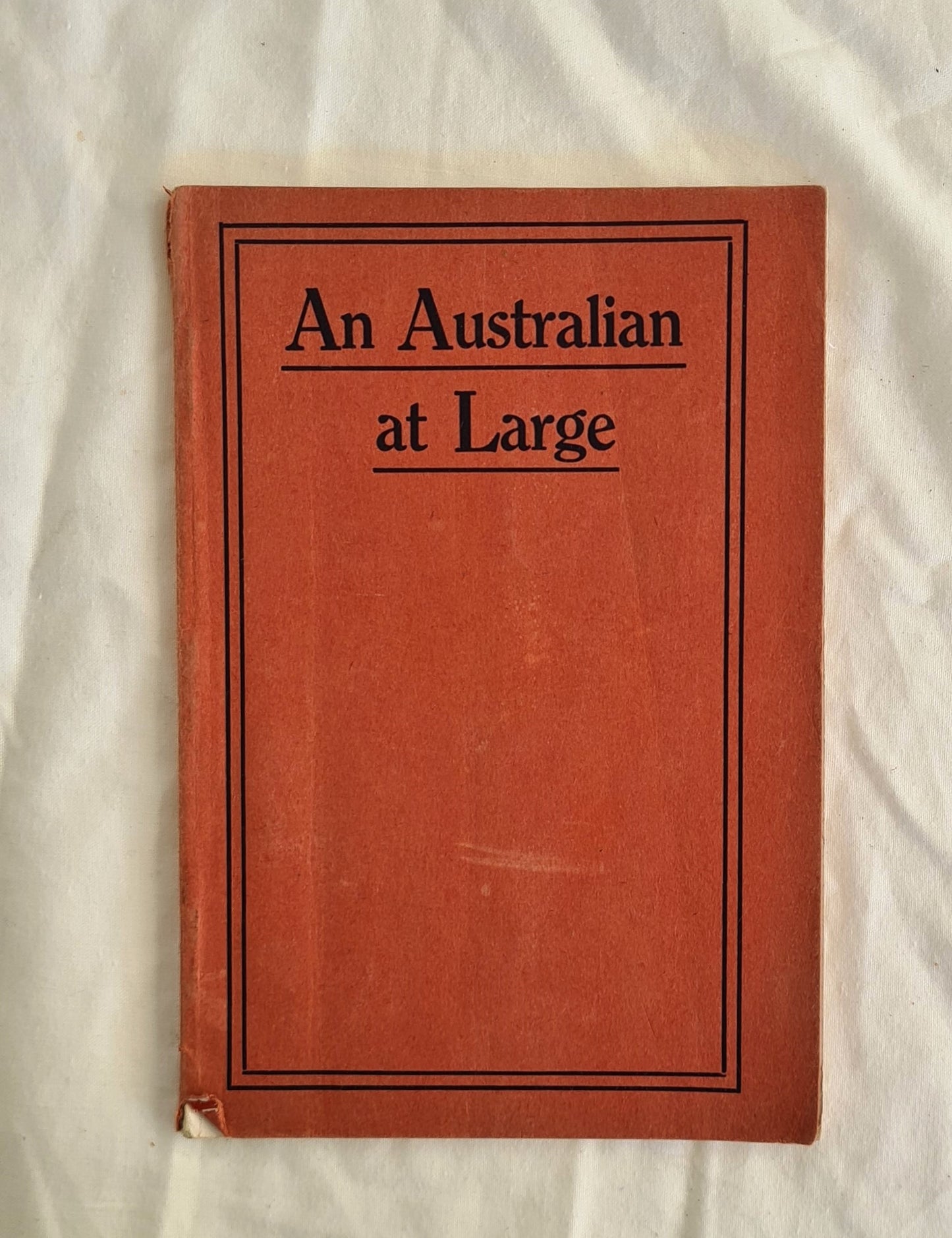 A Trip Round the World by an Australian Native  by Herbert H. Wettenhall
