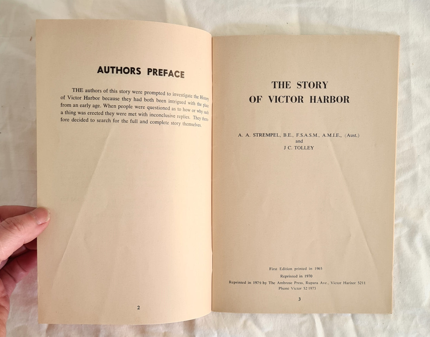 The Story of Victor Harbor by A. A. Strempel and J. C. Tolley
