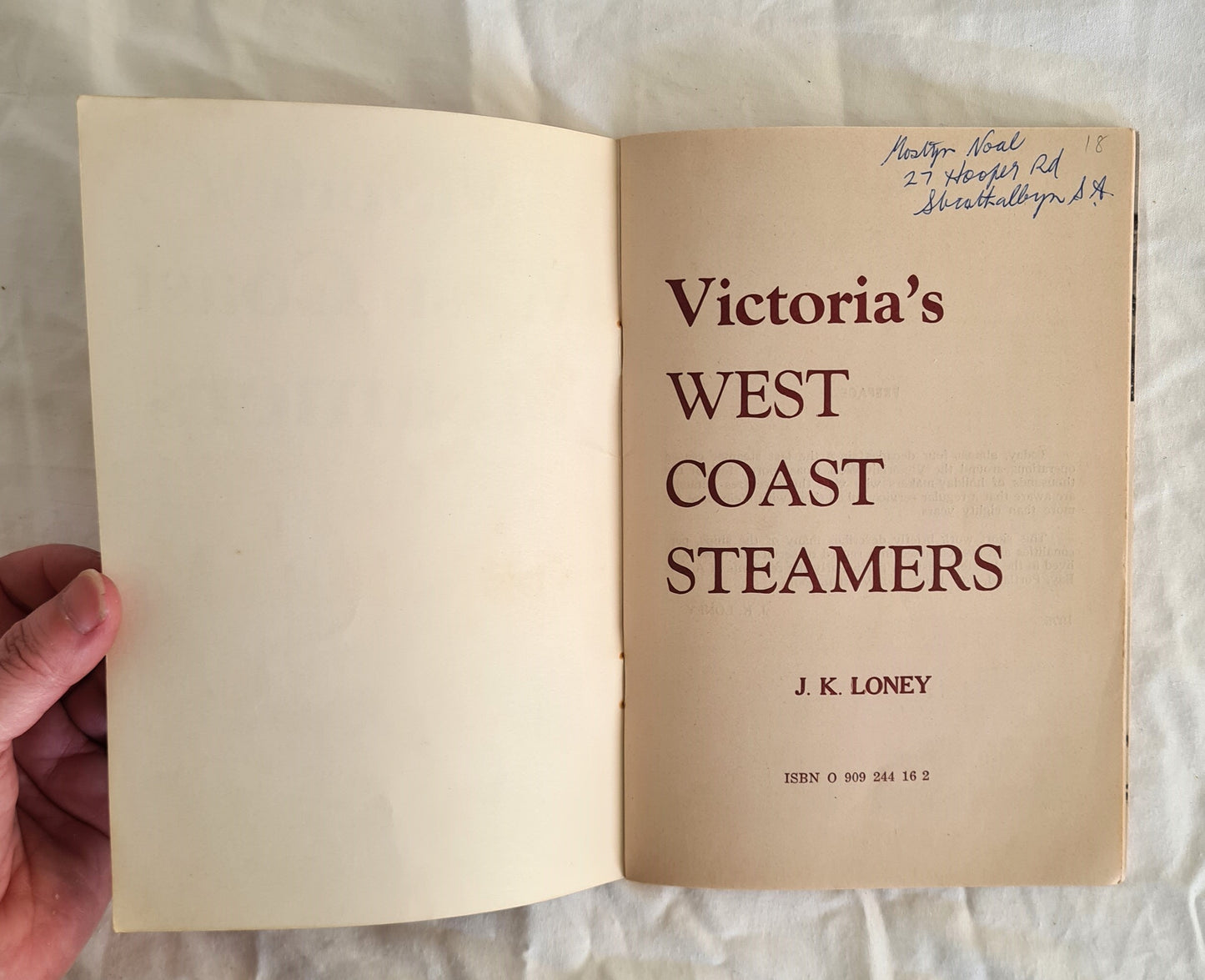 Victoria’s West Coast Steamers by J. K. Loney