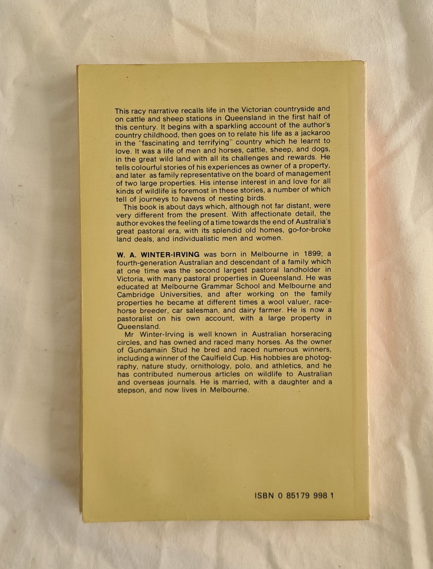 Beyond the Bitumen by W. A. Winter-Irving