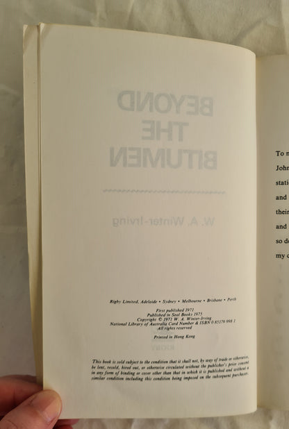 Beyond the Bitumen by W. A. Winter-Irving