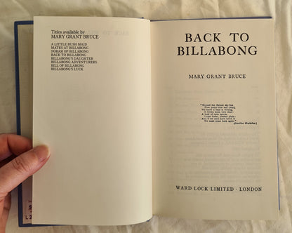 Back to Billabong by Mary Grant Bruce