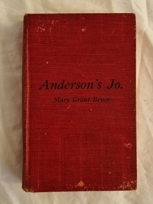 Anderson’s Jo by Mary Grant Bruce