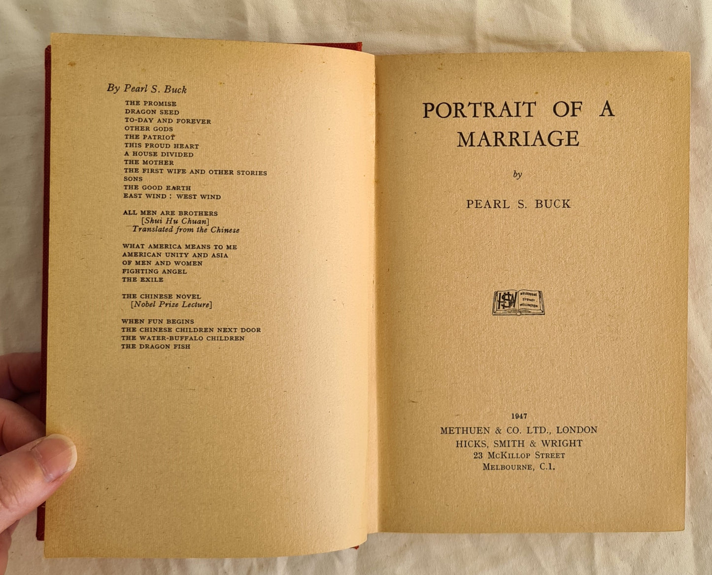Portrait of a Marriage by Pearl S. Buck (1947)