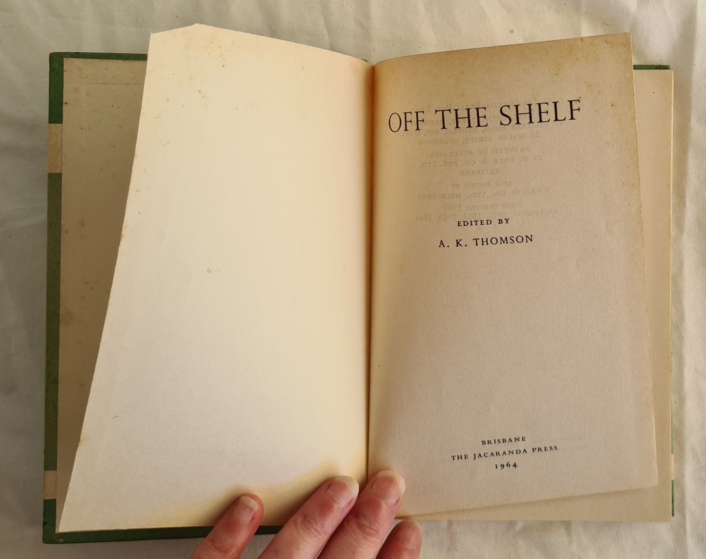 Off the Shelf by A. K. Thomson