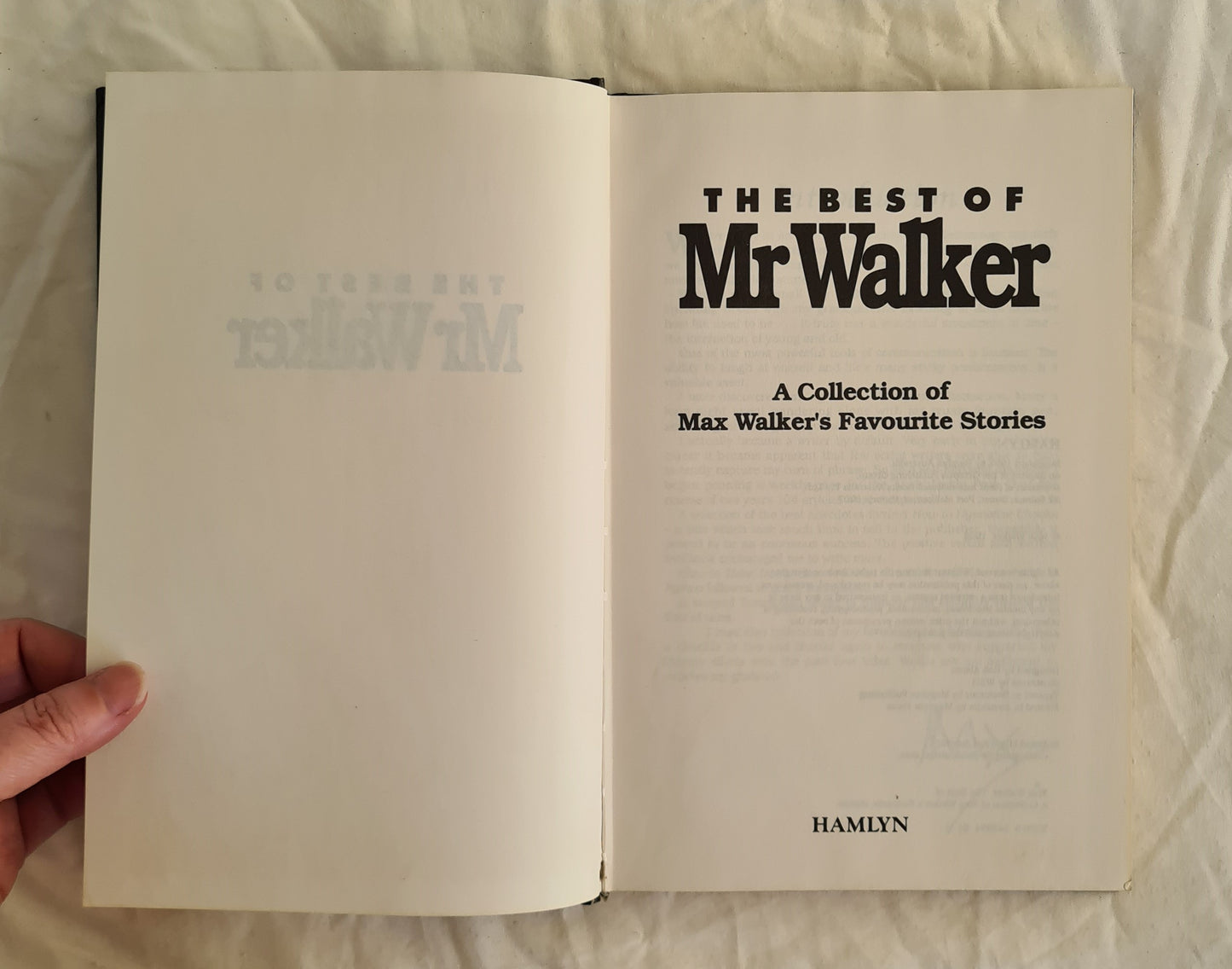 The Best of Mr Walker by Rob Alston