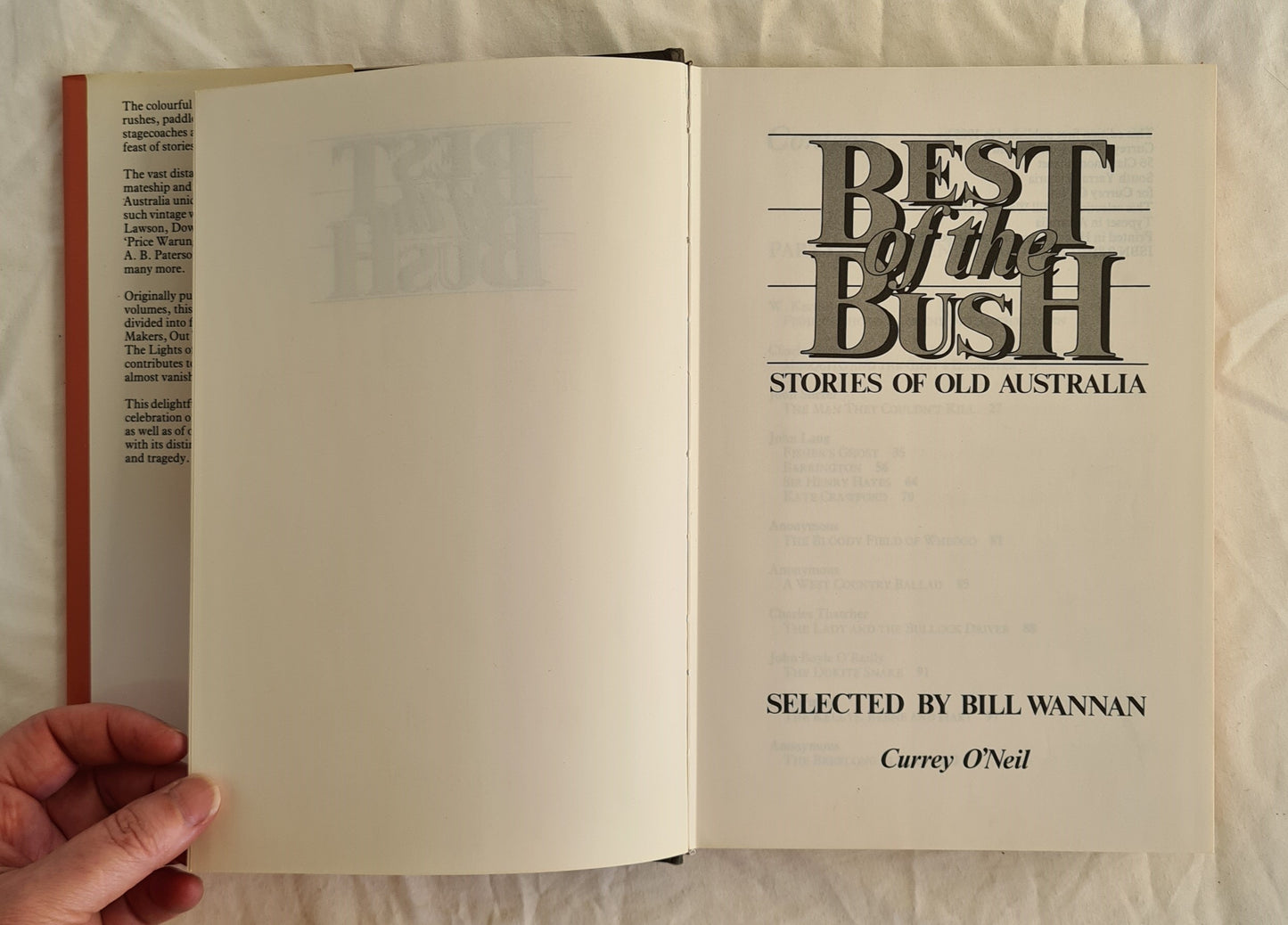 Best of the Bush by Bill Wannan