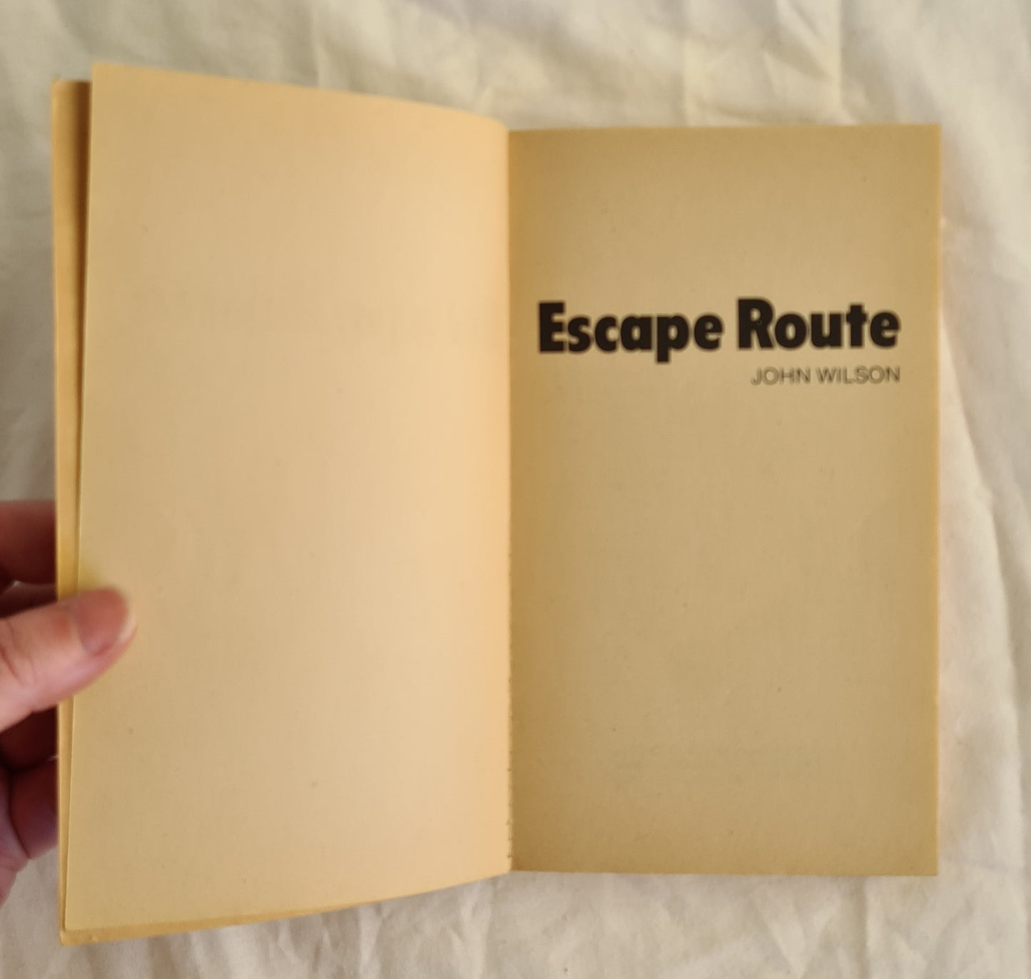 Escape Route by John Wilson