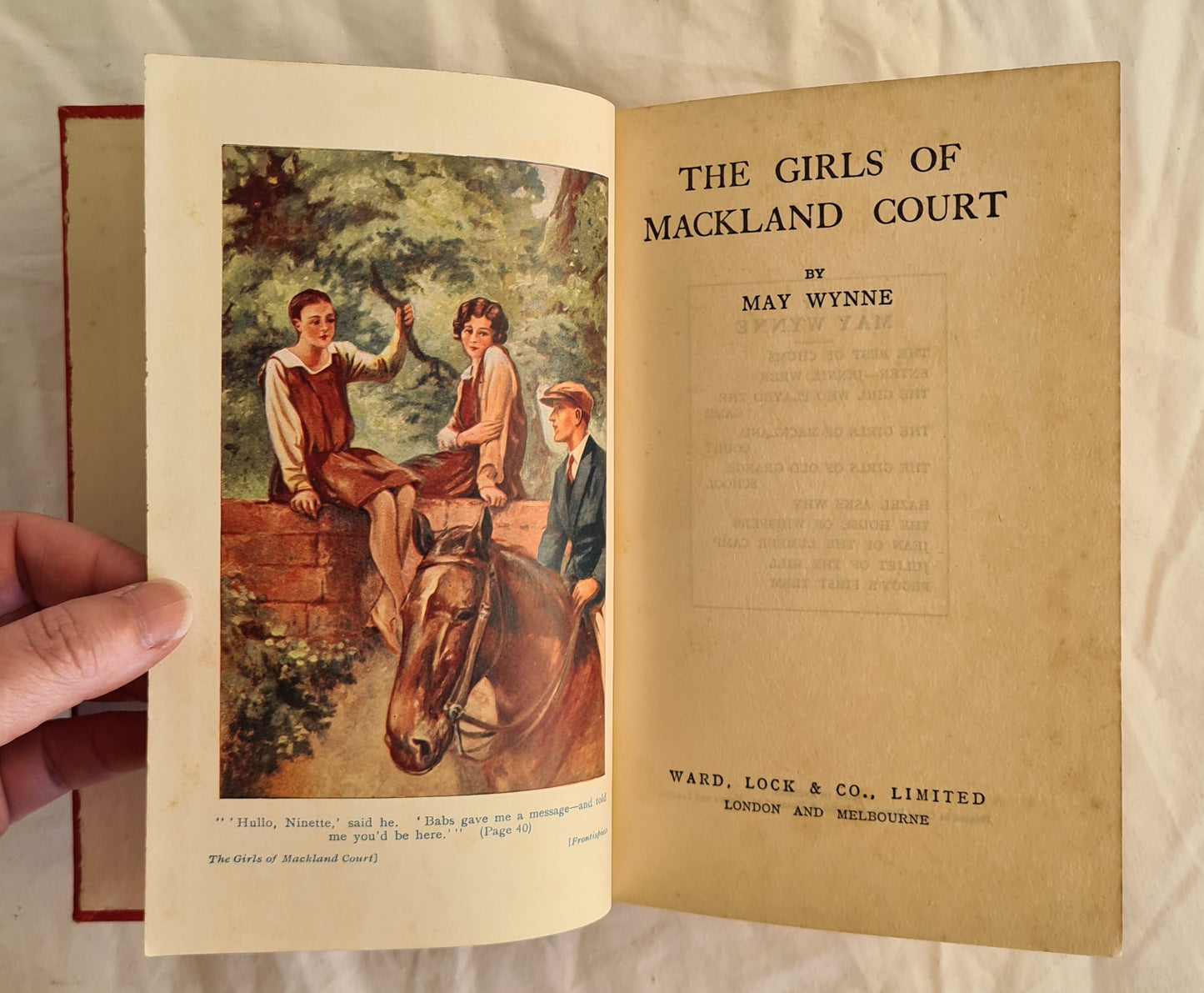 The Girls of Mackland Court by May Wynne