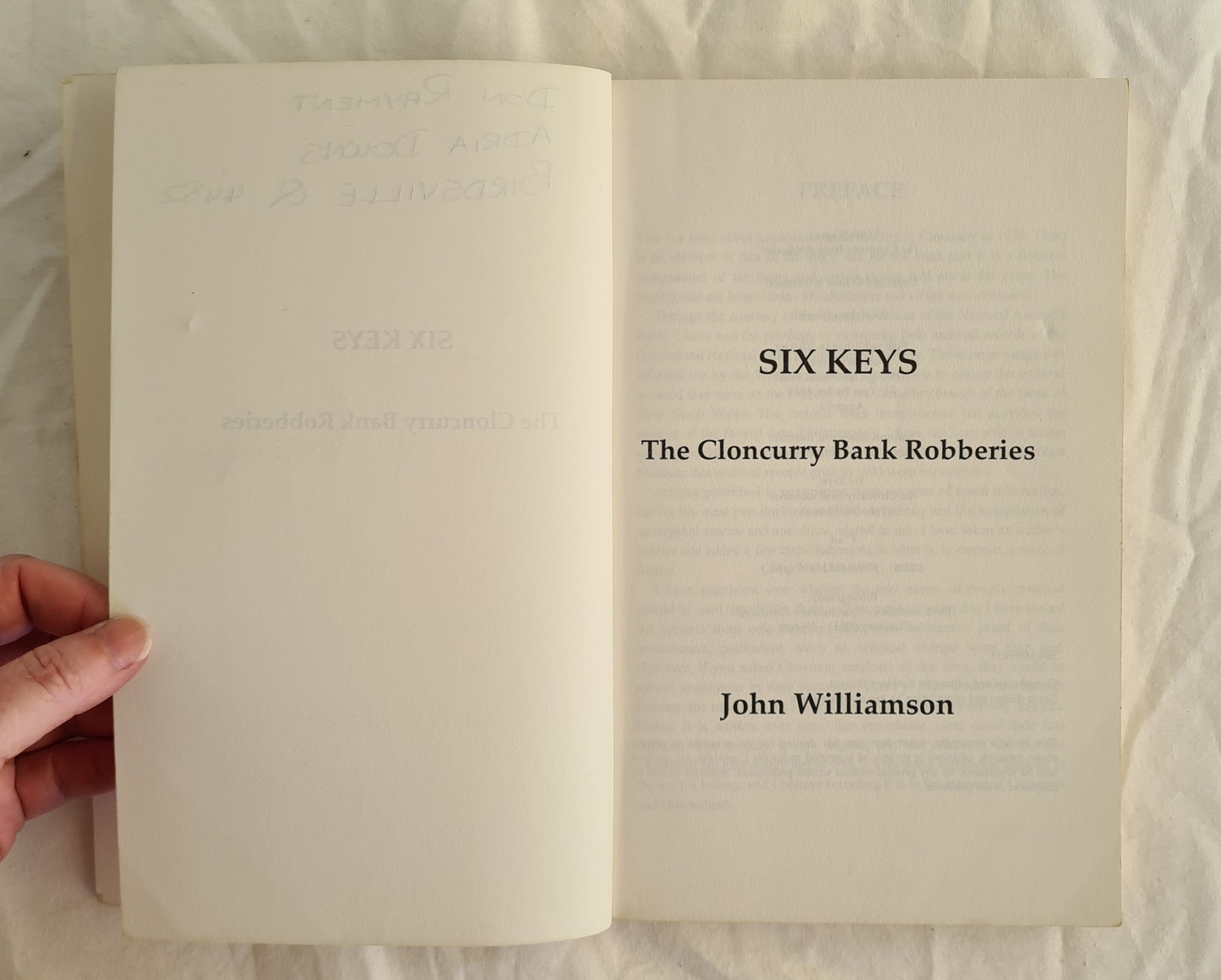 Six Keys by John Williamson