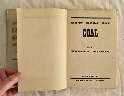 New Deal for Coal by Harold Wilson