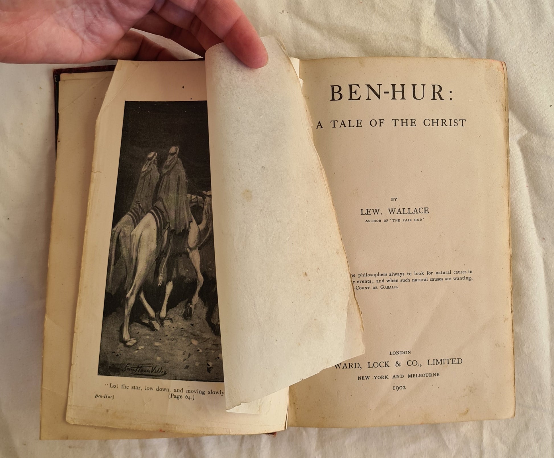 Ben-Hur  A Tale of the Christ  by Lew. Wallace