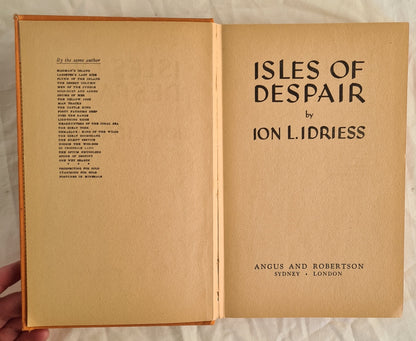Isles of Despair by Ion Idriess