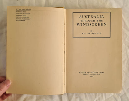 Australia Through the Windscreen by William Hatfield