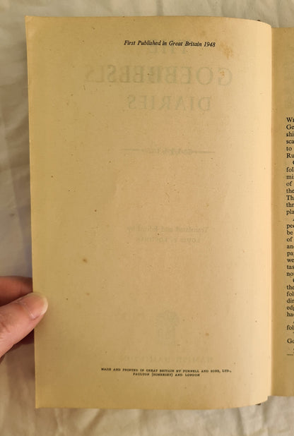 The Goebbels Diaries by Louis P. Lochner