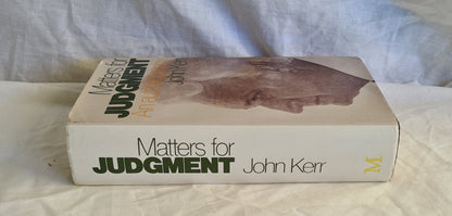 Matters for Judgement by John Kerr