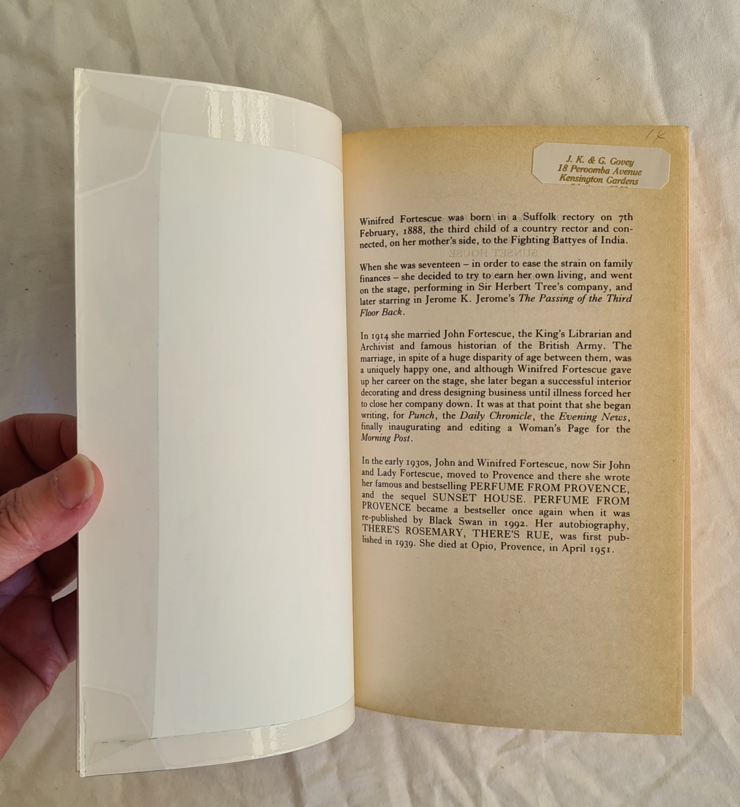 There’s Rosemary, There’s Rue by Lady Fortescue