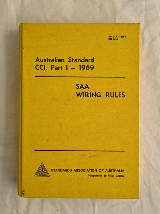 SAA Wiring Rules Part I Wiring Methods