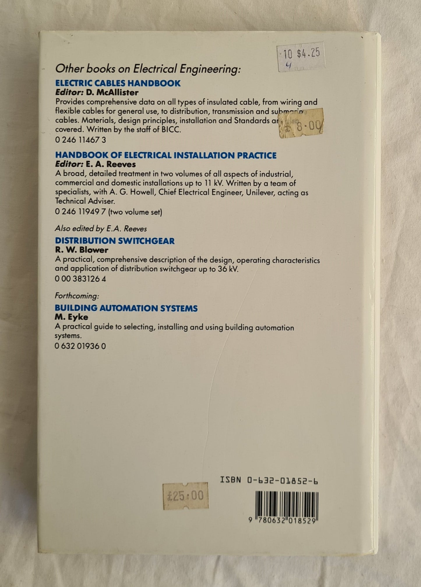 Electrical Distribution in Buildings by C. Dennis Poole