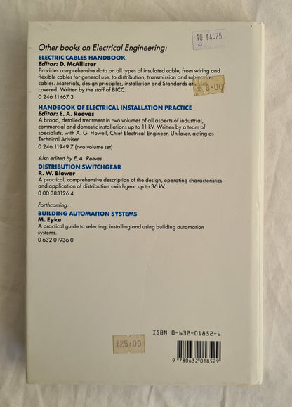 Electrical Distribution in Buildings by C. Dennis Poole